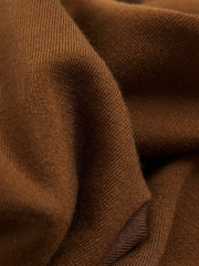 Reiss Chocolate Maeve Atelier Knitted Silk-Blend Top - Image 5 of 5
