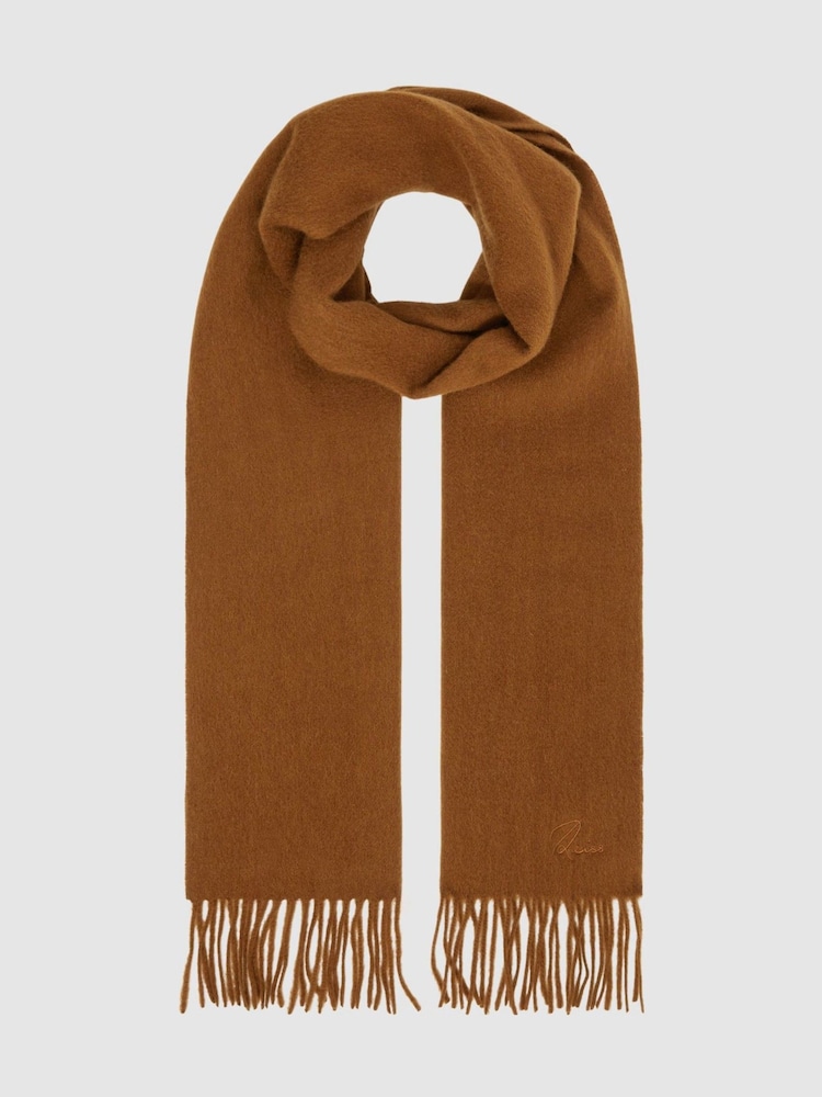 tobacco scarf Buy Reiss Tobacco Picton Wool and Cashmere Scarf from Next USA