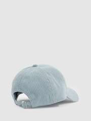 Soft Blue - Вельветовая бейсбольная кепка Reiss Benton - Image 3 of 4