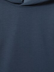 Reiss Dark Diesel Blue Fabien 13-14 yrs Interlock Jersey Hoodie - Image 3 of 3
