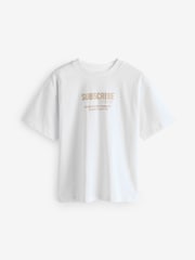Green/Blue/White/Pale Yellow Relaxed Fit Graphic Short Sleeve T-Shirts 4 Pack (3-16yrs) - Image 4 of 7