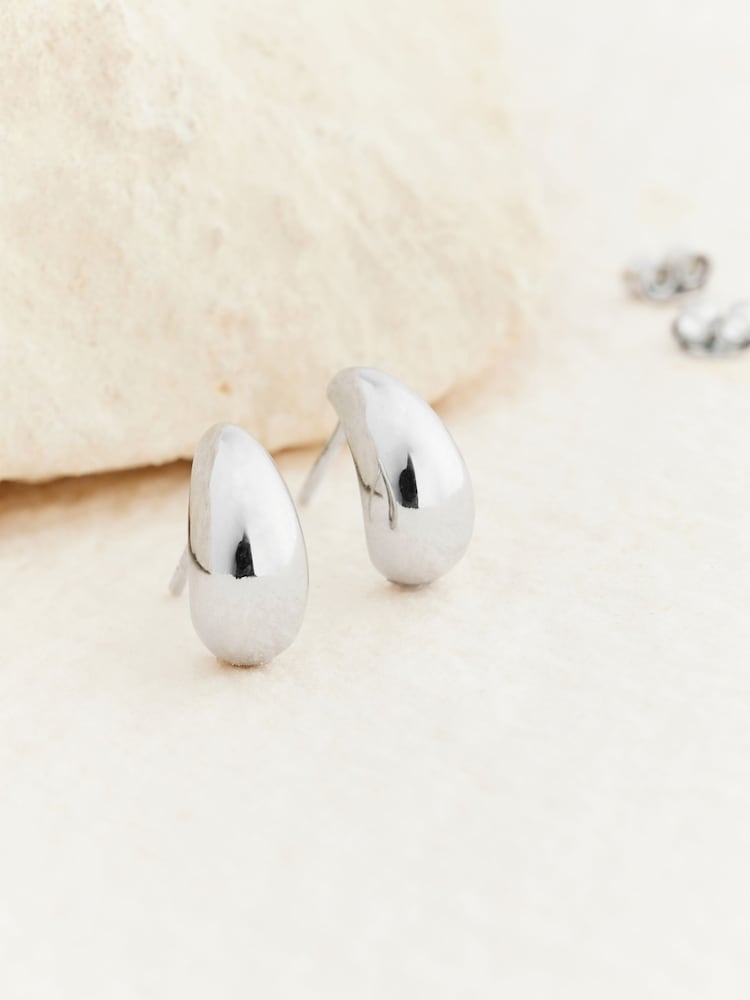 Sterling Silver Mini Teardrop Earrings - Image 2 of 5