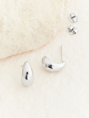 Sterling Silver Mini Teardrop Earrings - Image 4 of 5