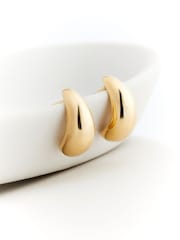 Gold Plated Sterling Silver Mini Teardrop Earrings - Image 1 of 4