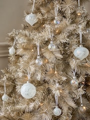 White Set of 30 Glass Baubles - Image 1 of 5