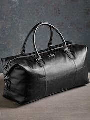 Personalised Mens Black Holdal Weekender Travel Bag - Image 1 of 4