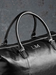 Personalised Mens Black Holdal Weekender Travel Bag - Image 2 of 4