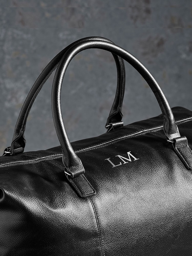 Personalised Mens Black Holdal Weekender Travel Bag - Image 2 of 4