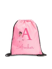 Loveabode Pink Personalised Dancing Ballet Rucksack Bag - Image 2 of 4