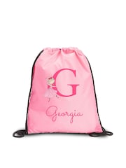 Loveabode Pink Personalised Dancing Ballet Rucksack Bag - Image 3 of 4