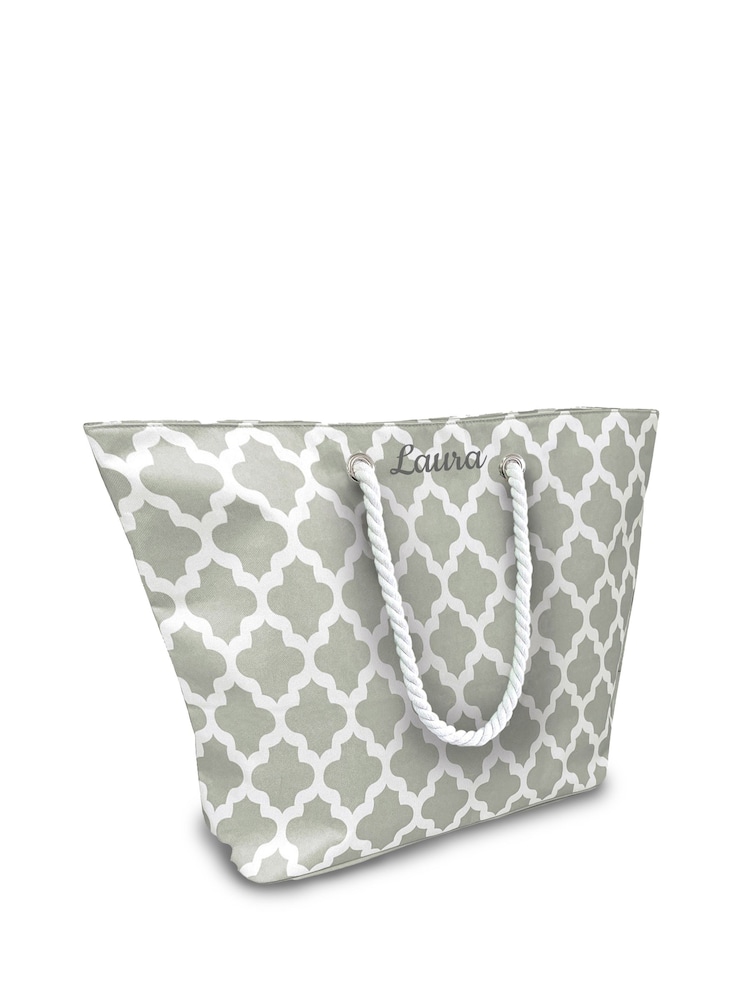 Personalised Large Beach Cool Bag - Image 2 of 4 Personalised Large Beach Cool Bag - Image 2 of 4
