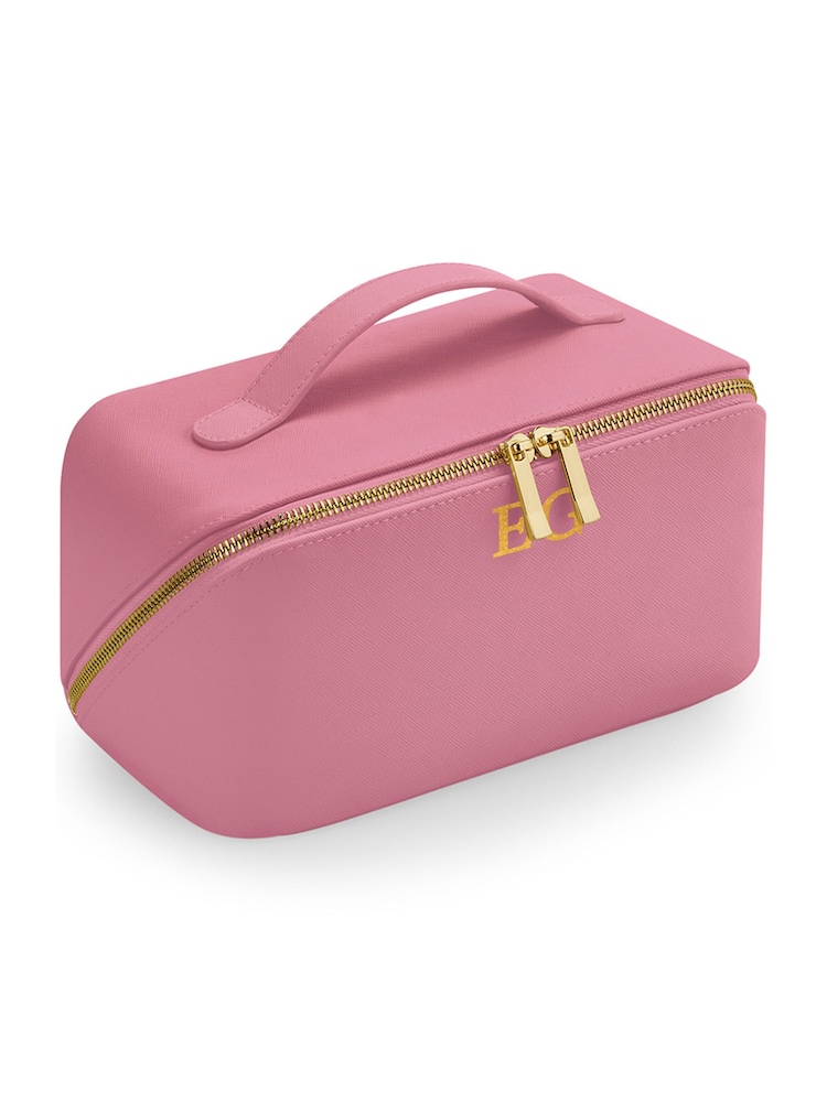 Loveabode Pink Personalised Open Flat Makeup Bag - Image 2 of 4