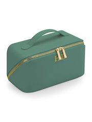 Loveabode Personalised Open Flat Makeup Sage Green Bag - Image 2 of 4