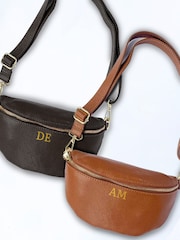 Loveabode Personalised Monogram Bum Black Bag - Image 4 of 4