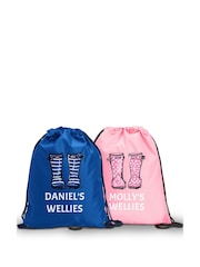 Personalised Welly Gymsack - Image 1 of 5