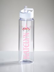 Loveabode Personalised Unicorn Face Water Bottle - Image 1 of 4