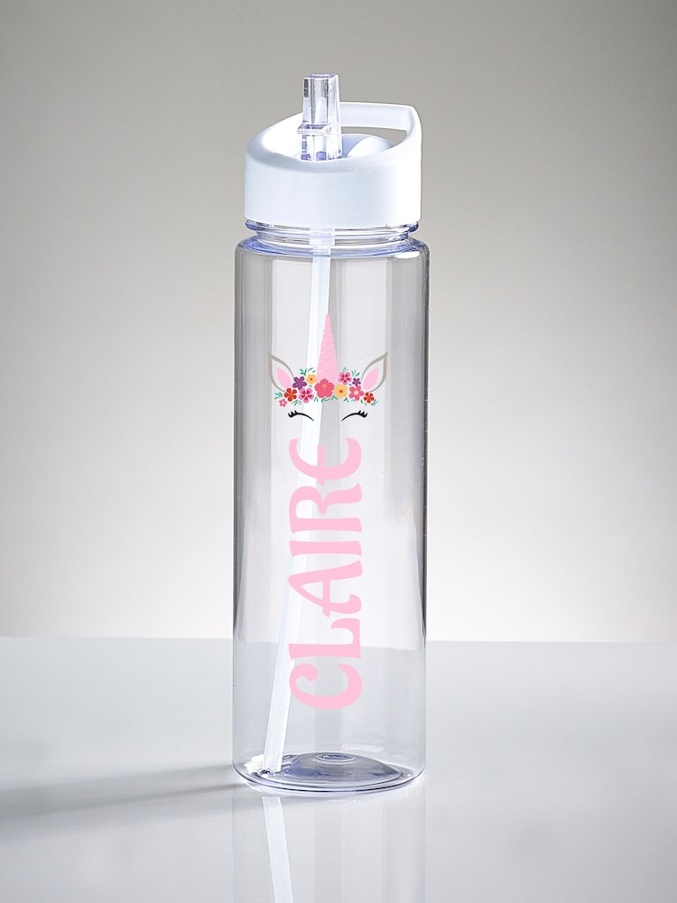 Loveabode Personalised Unicorn Face Water Bottle - Image 4 of 4