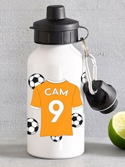 Loveabode Personalised Football Shirt Water Bottle - Image 4 of 4