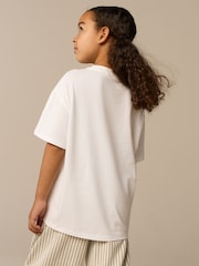 Ecru Oversized Graphic T-Shirt (3-16yrs) - Image 2 of 7