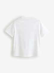 Ecru Oversized Graphic T-Shirt (3-16yrs) - Image 5 of 7