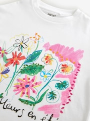 Ecru Oversized Graphic T-Shirt (3-16yrs) - Image 7 of 7
