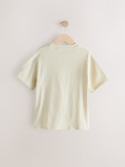Cream Oversized Graphic Print T-Shirt (3-16yrs) - Image 5 of 7