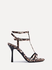 Linzi Animal Jada Strappy Stiletto Heeled Sandals - Image 2 of 5