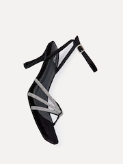 Linzi Polly Sandalen mit Stilettoabsatz und geknotetem Riemen mit Strass-Besatz - Bild 4 von 4
