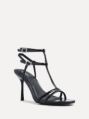 Linzi Black Jada Strappy Stiletto Heeled Sandals - Image 3 of 5