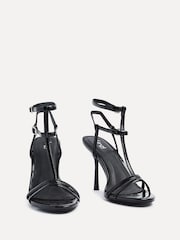 Linzi Black Jada Strappy Stiletto Heeled Sandals - Image 5 of 5