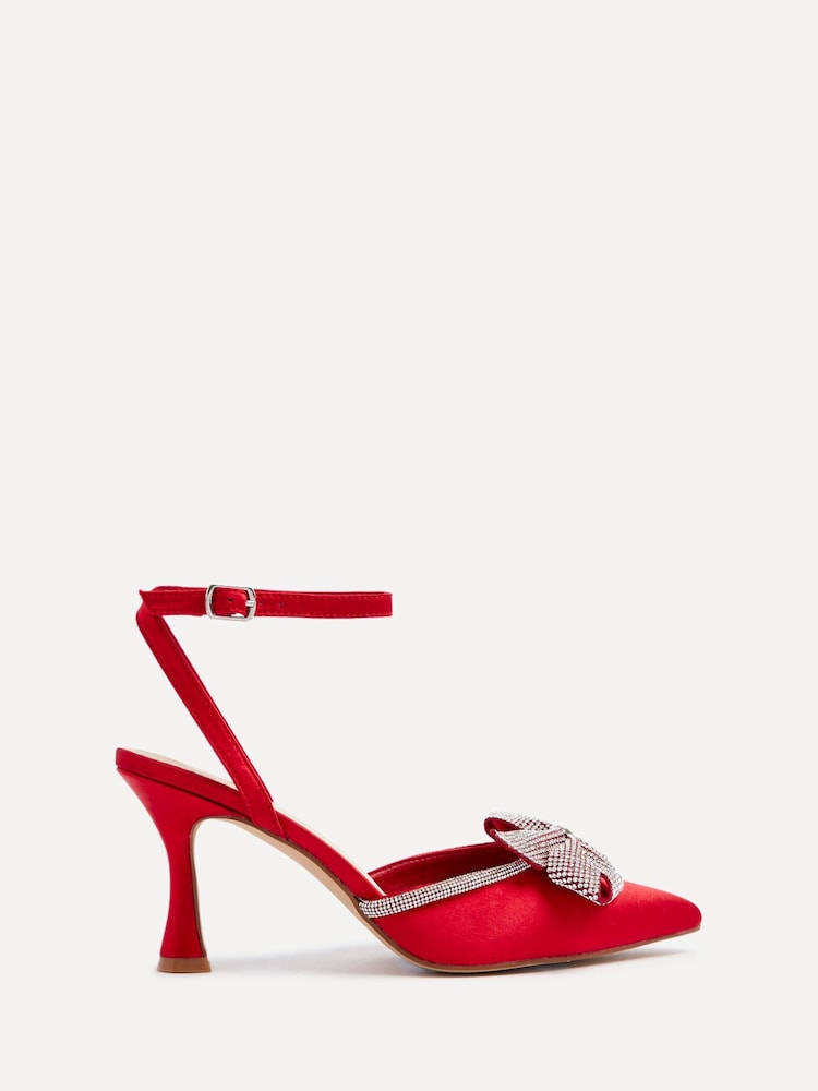 Linzi Angela Pumps mit Stilettoabsatz und Strassschleife - Bild 2 von 5 Linzi Angela Pumps mit Stilettoabsatz und Strassschleife - Bild 2 von 5