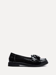Linzi Black Patent Rosemary Patent Classic Slip-On Loafers - Image 2 of 5