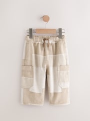 Stone Patchwork Wide Leg Pull On Cargo 100% Cotton Jeans (3mths-7yrs) - Image 5 of 8
