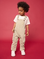 Stone Cargo 100% Cotton Dungarees (3mths-7yrs) - Image 1 of 8