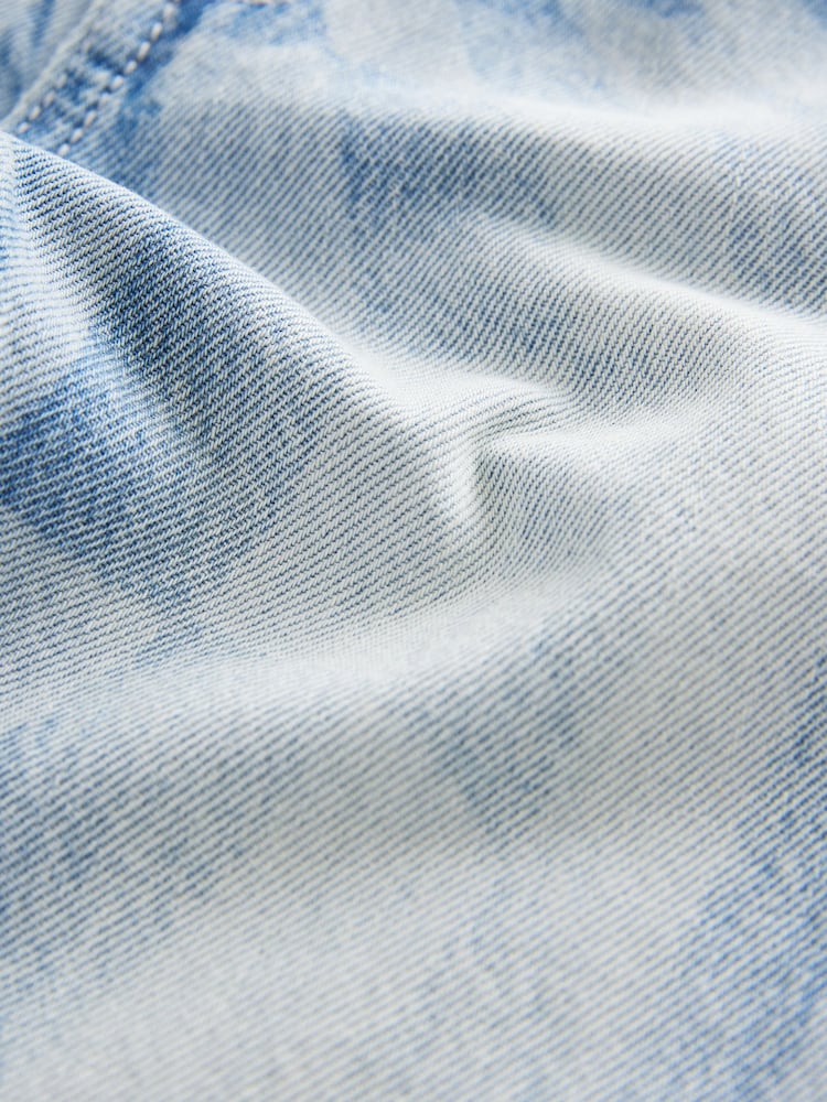 Denim bleu clair - 100% coton Jeans à damier ( Bébé 1/2 mois3- 27ans) - Image 7 of 9