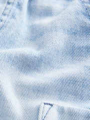 Light Blue Denim 100% Cotton Cargo Jeans (3mths-7yrs) - Image 7 of 9