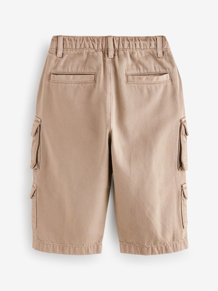 Lichtbruin - 100% Cotton Cargo Trouser Jeans (3mths-7yrs) - Image 6 of 8