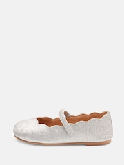 Angel & Rocket Silver Mary Jane Lace Shoes - Image 2 of 4