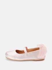 Angel & Rocket Pink Mary Jane Lace Shoes - Image 2 of 4