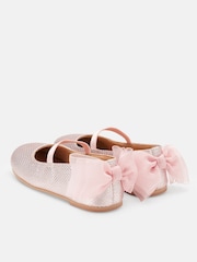 Angel & Rocket Pink Mary Jane Lace Shoes - Image 3 of 4