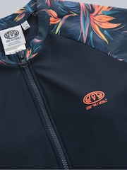 Animal Blue/Orange Womens Isla Printed Surfsuit - Image 7 of 9