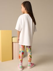 White Sequin Unicorn Oversized T-Shirt and Leggings Set (3-16yrs) - Image 2 of 8
