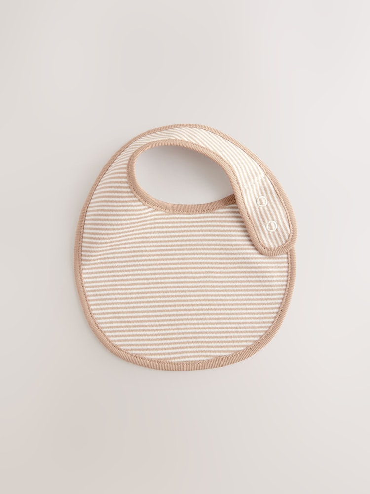 neutre - Baby Hamish Bibs 5 Pack - Image 4 of 8