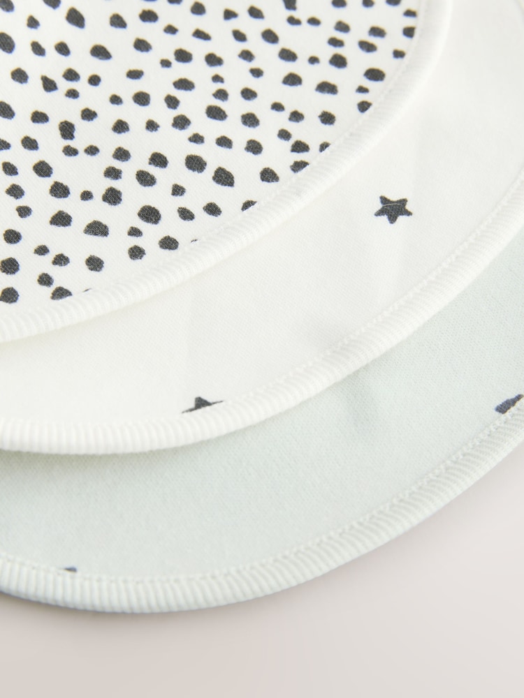 črna/bela - dojenček Regular 100% Cotton BIBS 3 komplet - Slika 6 iz 6 črna/bela - dojenček Regular 100% Cotton BIBS 3 komplet - Slika 6 iz 6