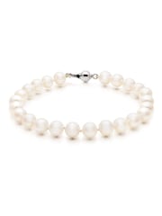 Beaverbrooks 9ct Gold Freshwater Cultured Pearl White Bracelet - Image 1 of 3