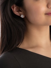 Beaverbrooks Mother of Pearl Clover Earrings - Image 4 of 5