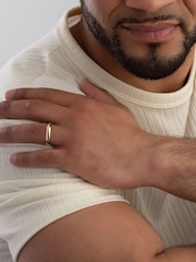 Beaverbrooks Mens 9ct Yellow Gold Wedding Ring - Image 3 of 3