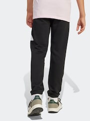 adidas Black Large Logo Joggers - Image 2 of 6