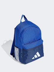 adidas Blue 3 Bar Kids Backpack - Image 1 of 5