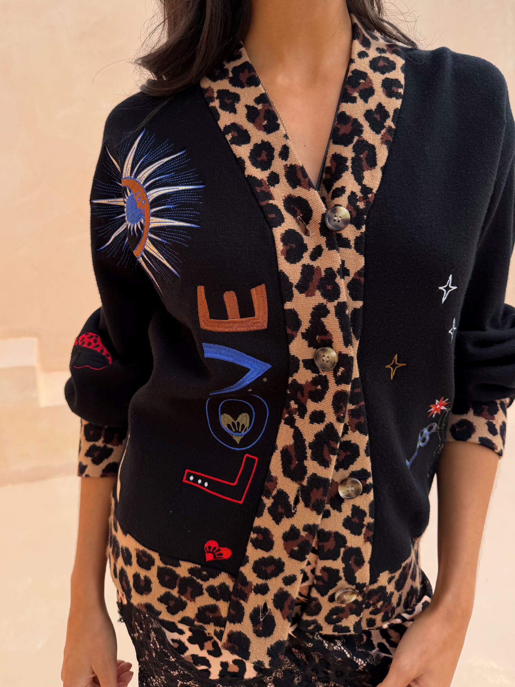 Buy Never Fully Dressed Black Amore Astrid Cardigan from Next India
